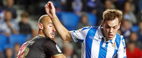 Real Sociedad striker Jon Bautista