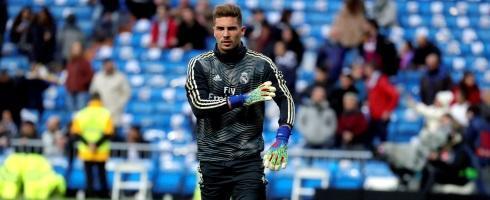 Real Madrid goalkeeper Luca Zidane