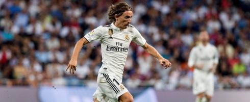 Real Madrid midfielder Luka Modric