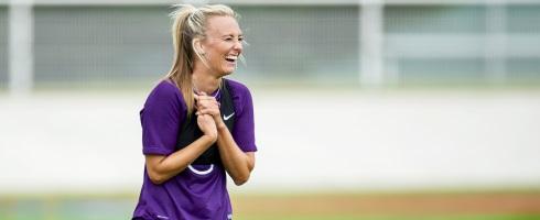Atletico Madrid player Toni Duggan