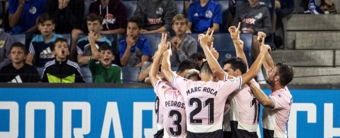 Espanyol celebrate goal in memory of Dani Jarque
