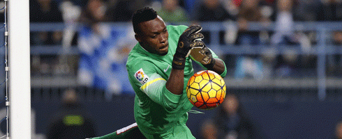 Former Malaga goalkeeper Carlos Kameni