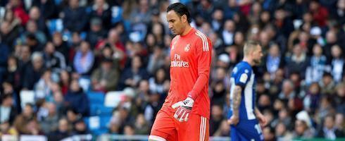 Real Madrid goalkeeper Keylor Navas