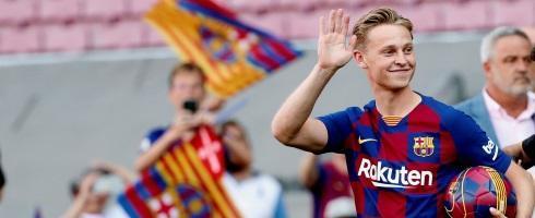 Barcelona midfielder Frenkie De Jong