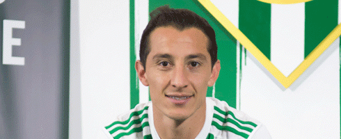 Real Betis midfielder Andres Guardado