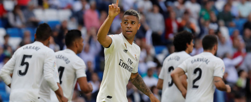Real Madrid striker Mariano Díaz