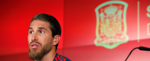 Sergio Ramos defender of Spain
