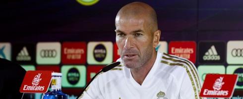 Real Madrid boss Zinedine Zidane