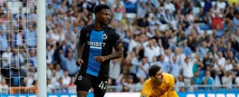 Club Brugge forward Emmanuel Dennis