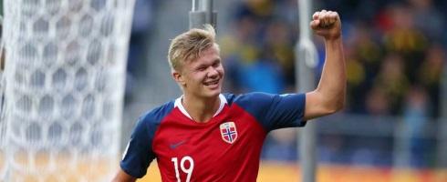 RB Salzburg striker Erling Haland