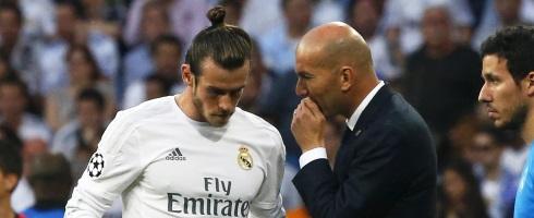 Gareth Bale and Zinedine Zidane