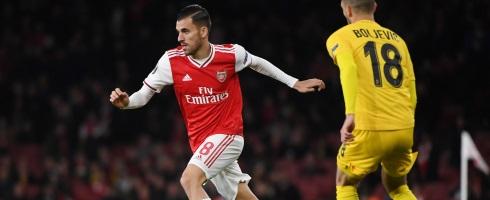 Arsenal midfielder Dani Ceballos
