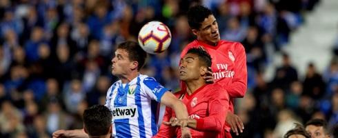 Real Madrid against Leganes