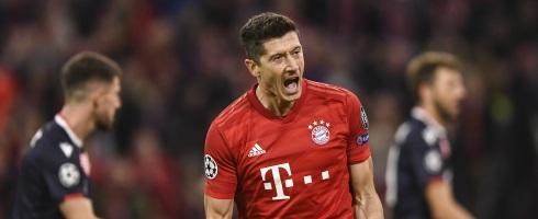 Bayern Munich striker Robert Lewandowski