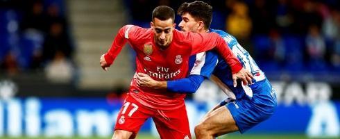 Real Madrid winger Lucas Vazquez