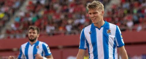 Real Sociedad midfielder Martin Odegaard