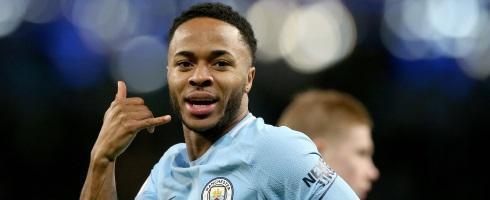 Manchester City forward Raheem Sterling