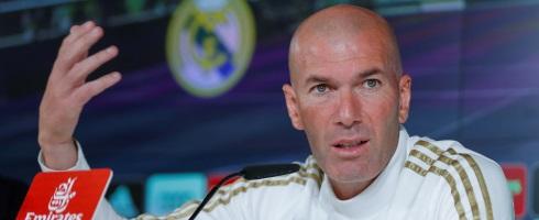 Real Madrid boss Zinedine Zidane