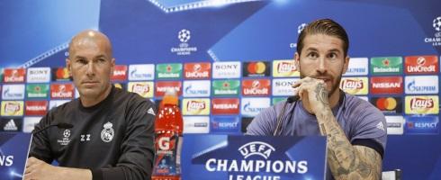 Zinedine Zidane and Sergio Ramos
