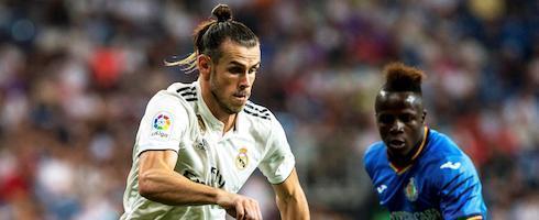 Real Madrid forward Gareth Bale
