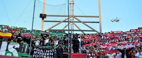Real Betis against Sevilla