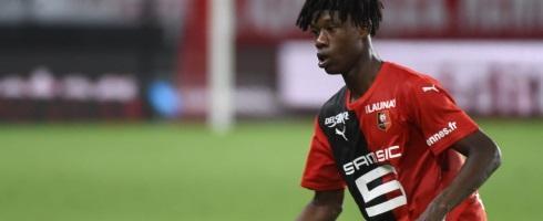 Rennes teenager Eduardo Camavinga