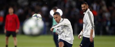 Eden Hazard and Karim Benzema at Real Madrid