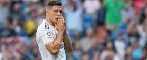 Real Madrid striker Luka Jovic