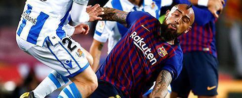 Barcelona midfielder Arturo Vidal
