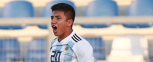 Velez Sarsfield midfielder Thiago Almada