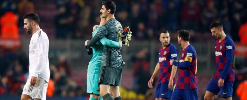 El Clasico between Barcelona and Real Madrid