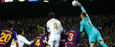 El Clasico between Barcelona and Real Madrid