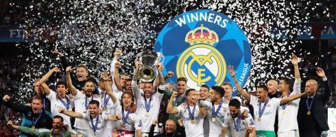 Real Madrid win the Champions League