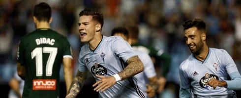 Celta Vigo forward Santi Mina