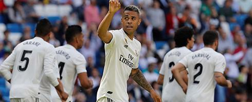 Real Madrid striker Mariano Diaz