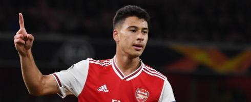 Arsenal forward Gabriel Martinelli