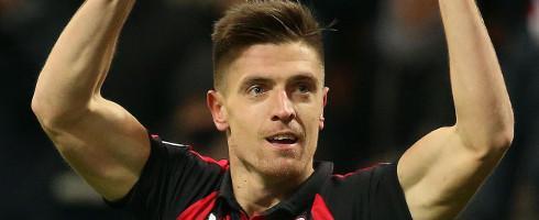 Milan striker Krzysztof Piatek