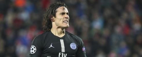 Paris Saint-Germain striker Edinson Cavani