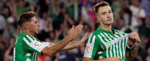 Real Betis striker Loren Moron
