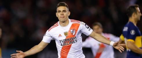River Plate striker Rafael Santos Borre