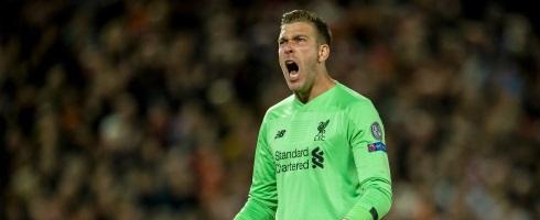 Liverpool goalkeeper Adrian