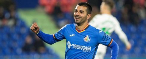 Getafe striker Angel Rodriguez