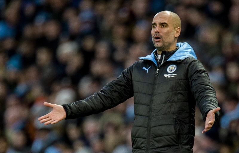 Manchester City boss Pep Guardiola