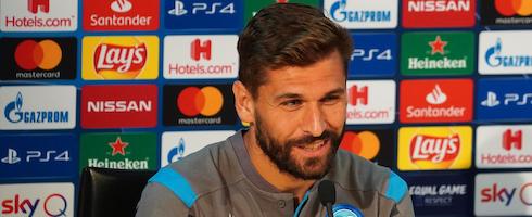 Napoli striker Fernando Llorente