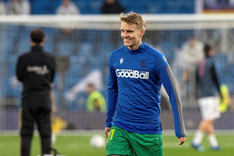 Martin Odegaard at Real Sociedad