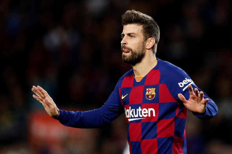 Barcelona defender Gerard Pique