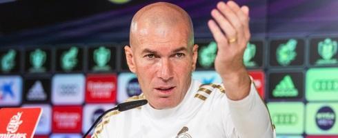 Real Madrid boss Zinedine Zidane