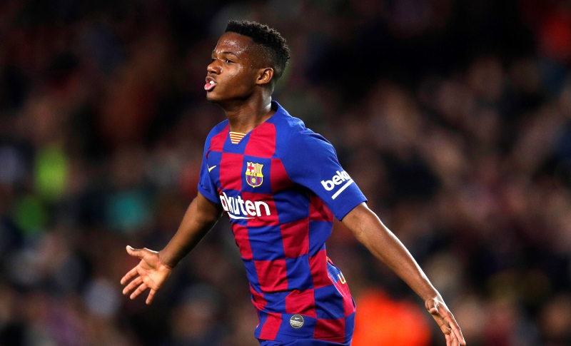 Ansu Fati suffers injury scare in Barcelona training comeback