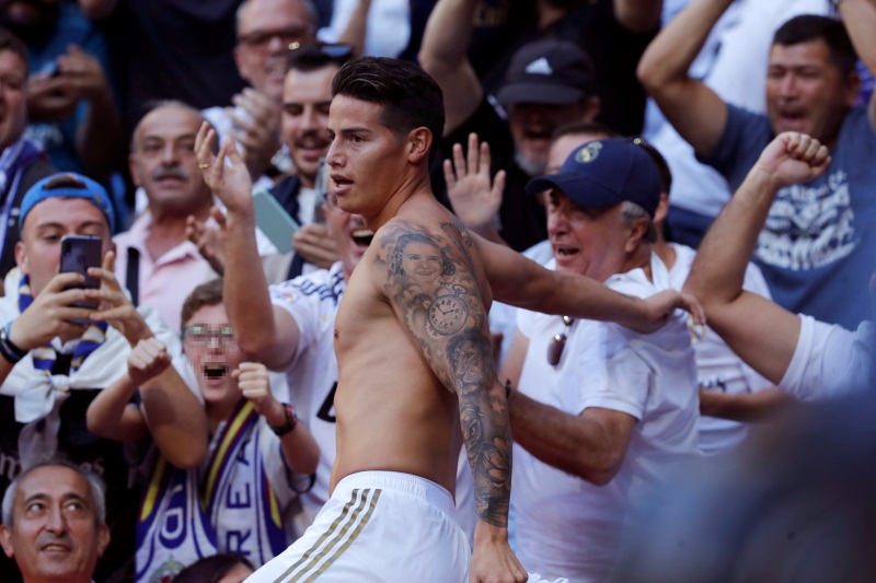 Everton signed Real Madrid’s James Rodriguez on a free transfer – report