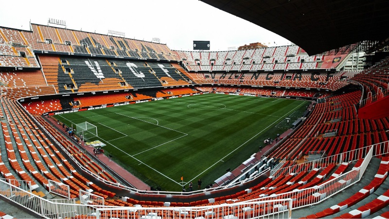 Valencia's Mestalla stadium